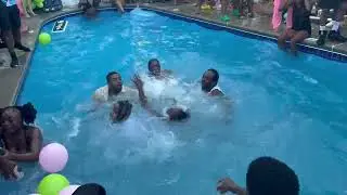 Lil scrappy saves girl from drowning at pool party in ATL