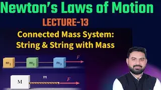 Connected Mass System: String & String with Mass LECTURE-13