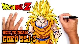 How to Draw Goku SSJ 3 | Dragon Ball Z