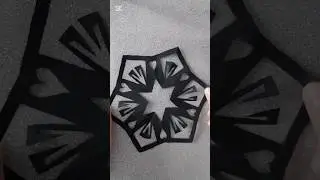 Easy & Cute Papercraft 💖 #art #diy #paper #trendingshorts #handmade #asmr #tutorial #kağıttan #gift