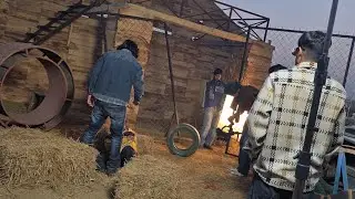 Apne song ke shoot pe huya panga🤐#family 