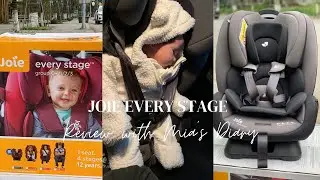 Review ghế ngồi ô tô Joie Every Stage cho bé 0-12 tuổi | Chi tiết lắp đặt