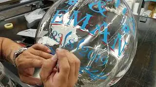 Pinstripe on Glass Wine Barrel Part 2