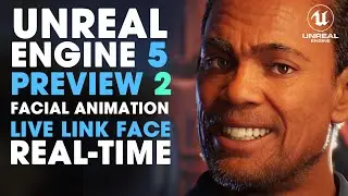 Unreal Engine 5 Preview 2 Release ~ Facial Animation using Live Link Face ~ Real-Time Poem