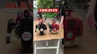 Used Tanaka lawn mowers from Japan.