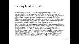 Hydrological models