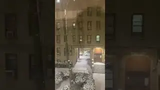First snowfall 2020