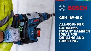 Bosch GBH 18V-45 C Professional Cordless Rotary Hammer with SDS MAX - BITURBO