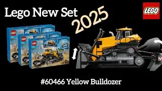 LEGO New Set - #60466 Yellow Bulldozer
