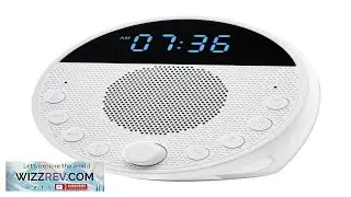 VEVOR Sound Machine with Night Light and Clock 18 Music