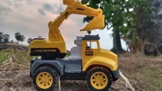 ASMR ✓ I cleaned the excavator to remove mud and dirt 
