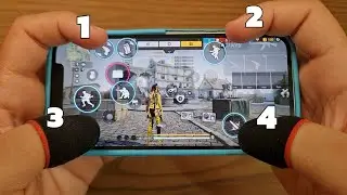 Melhor HUD 4 Dedos Pra Jogar Free Fire em 2025!! 