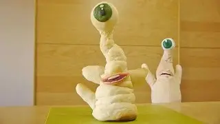 寄生獣 ミギー チョコ コロネ Parasyte Migi Chocolate Cornet Bread