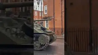 Driving a WW2 Sherman Tank in London