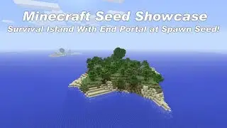 Minecraft Xbox / PS - TU58 - Survival Island With End Portal at Spawn Seed! / Wii U