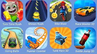 Tom Time Rush, Minion Rush, Bike Blast, Race Master, Going Balls, Runner Coaster, Tank Hero 3D