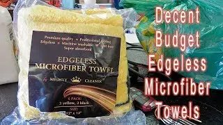 Edgeless Budget Microfiber Towels from Mighty Cleaner
