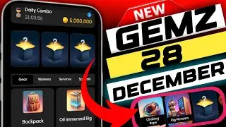 gemz daily combo today 28 December | gemz today combo card | gemZ | gemz today combo