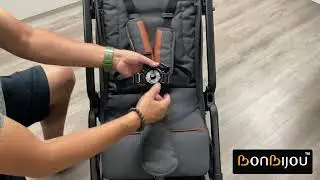 Bonbijou Leroy Auto Fold Stroller (How To Operate Magnetic 5 Point Harness)