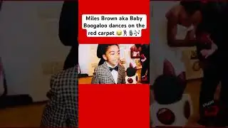 Actor Miles Brown (Blackish TV show) aka Baby Boogaloo dances on the red carpet | Studio Q