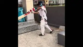 Hanging Ball Hitting Practice at Home #cricket #hangingball #yt #youtubeshorts