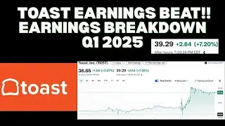 Toast $TOST Q1 2025 Earnings Highlights and Breakdown