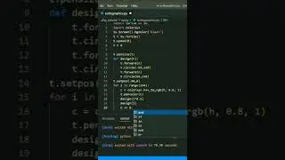 #coding #graphicdesign #turtle #graphics #python