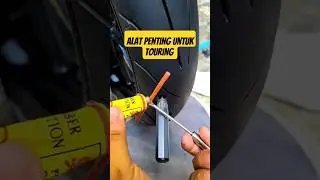 Wajib punya alat ini kalau hobi Touring #fyp #shorts #modifikasimotor #tubeless