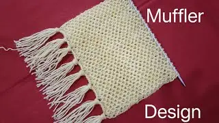 Muffler knitting design | Honeycomb design | Sweater pattern | मफलर डिजाइन