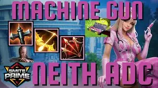 MACHINE GUN - Neith Adc Smite 2 Tourney Gameplay