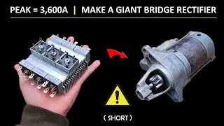 3,600 Amps - Make a 400V 315A Giant Rectifier with 3.6 KA Peak Amperes DIY #shorts #youtubeshorts