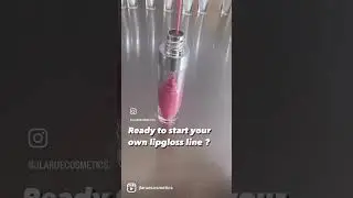 Ready to start your lipgloss line ?