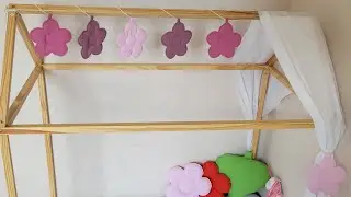 Utiliser chutes de tissu pour d&eacute;corer la chambre enfant #diy #sewing #design #decoration #beautiful 
