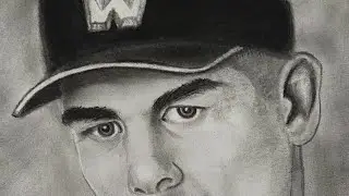 Draw John Cena Sketch | Draw JohnCena Drawing step by step #art #drawing #johncena #viral #trending