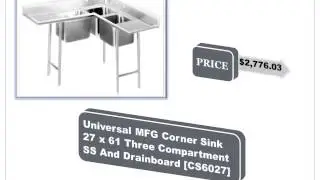 Commercial Restaurant Corner Sinks