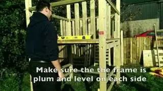 How to Construct our Double 6ft Children's Outdoor Wooden Climbing Frame