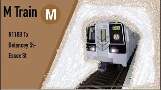 Myrtle Avenue Lines R110B M Train Metropolitan Ave-Middle Village To Delancey St Full Showcase
