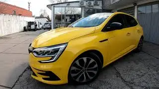 Car Wrapping: Megane - Yellow Car Wrap