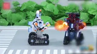 MoFun 13002 2.4GHz Four-way Remote Control Assembling Blocks DIY Assembled Electric Robot
