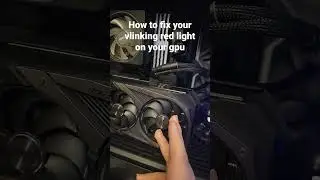 how to fix your blinking red light on your 20/30/40 series gpu