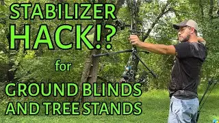 Try this STABILIZER HACK for Tree Stands and Ground Blinds