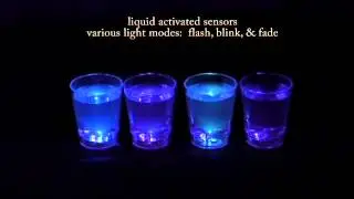 Light Up, Liquid Activated Shot Glass at Glowsource.com!