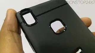 LAVA Z80 Smooth Black Soft Back Case Cover by SNS