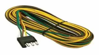 WESBAR 25 4 WAY FLAT WIRING HARNESS 3 GROUND WISHBONE Prod. Type Boat Outfi