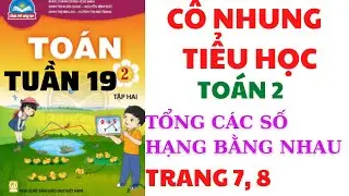 Toán lớp 2 | Tuần 20 | Tổng các số hạng bằng nhau | Trang 7, 8 | Chân trời sáng tạo |