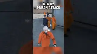 GTA IV: Prison Attack #gta #gtaiv #gta4