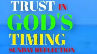 Trust in His Timing – Sunday Reflections