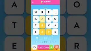 Wordbrain 2 Summer Challenge - Day 7 | Wordbrain 2 Answers