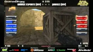 One Asia Cup 2012 - Day 1 : Counter-strike Online - OrangeEsports (MY) vs Junk123 (MY)