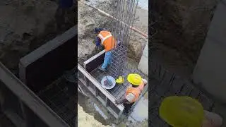 Footing Shuttering #footing #concretefooting #construction #yt #columnfooting #civilengineering
